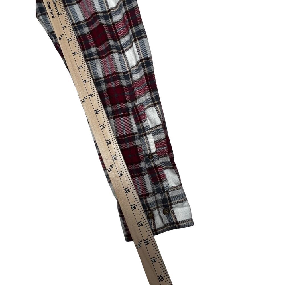 Marvel Avengers Croft & Barrow Upcycled Plaid Flannel Shirt Men’s Medium OOAK - Picture 5 of 11
